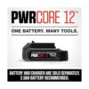 SKIL PWR CORE 12 Luz de inundación de cabezal único de 12