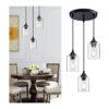 SKEJAO Iluminación colgante de 3 luces 3 lámparas_1