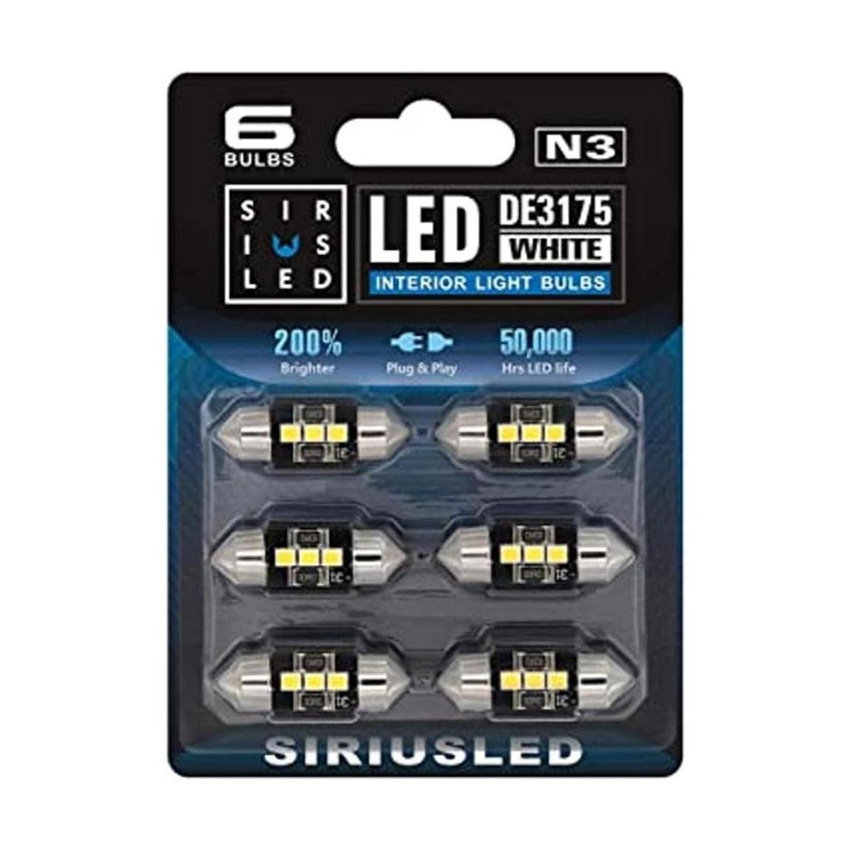 SIR IUS LED N3 DE3175 Bombillas LED de color blanco puro