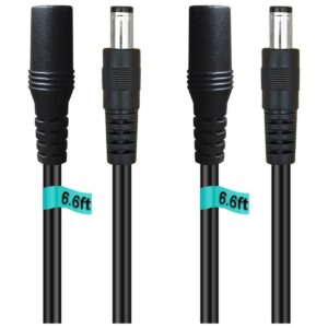 SIOCEN Paquete de 2Cable de extensión de CC de 6 pies de_1