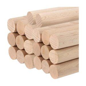 SINJEUN 20 varillas de madera de 1 x 12 pulgadas varillas_1