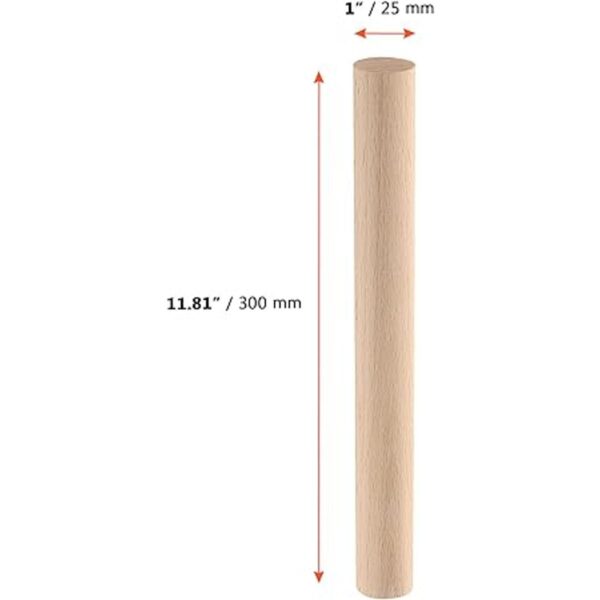 SINJEUN 20 varillas de madera de 1 x 12 pulgadas varillas_2