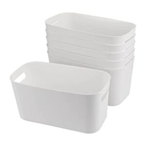 SINJEUN Paquete de 6 cubos de almacenamiento de plástico_1