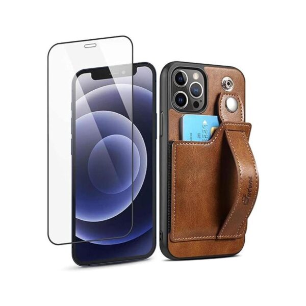 SINIANL Funda tipo cartera para iPhone 12 Pro con soporte_1