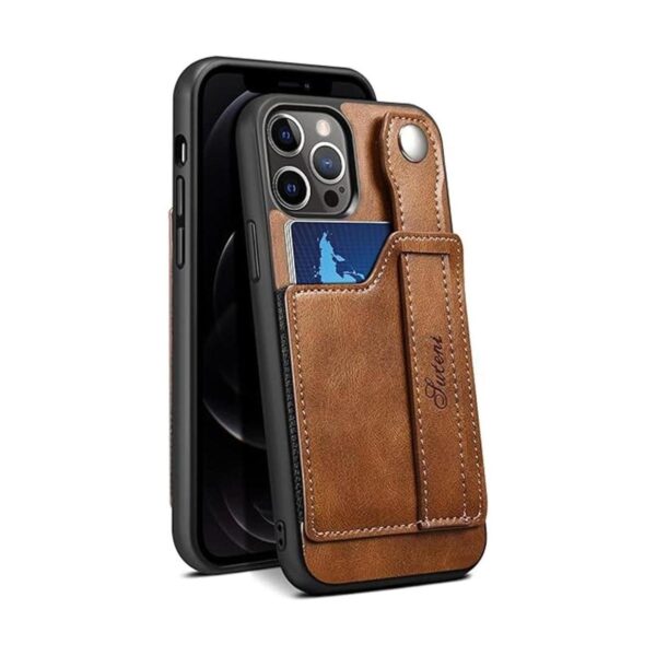 SINIANL Funda tipo cartera para iPhone 12 Pro con soporte_2