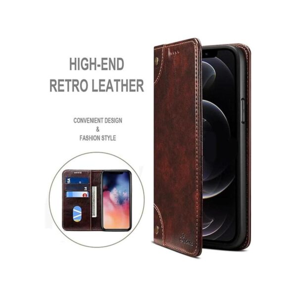 SINIANL Funda de piel compatible con iPhone 13 Pro Max_3