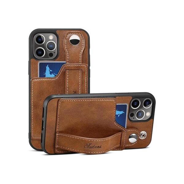 SINIANL Funda tipo cartera para iPhone 12 Pro con soporte_3