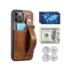 SINIANL Funda tipo cartera para iPhone 12 Pro con soporte_4