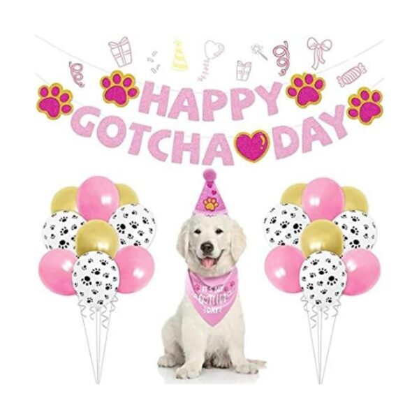 SINFUN Gotcha Day Bandana para perro para niño y niña_1