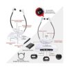 SIMOLIO Auriculares inalámbricos de TV de larga distancia_5