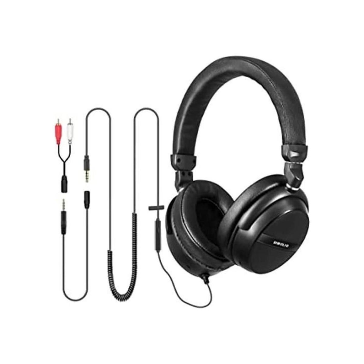 SIMOLIO Auriculares de cable largo para TV y PC con