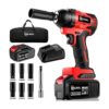SILVEL Llave de impacto inalámbrica de 21 V de 12_1