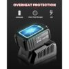 SILVEL Llave de impacto inalámbrica de 21 V de 12_5
