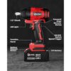 SILVEL Llave de impacto inalámbrica de 21 V de 12_2