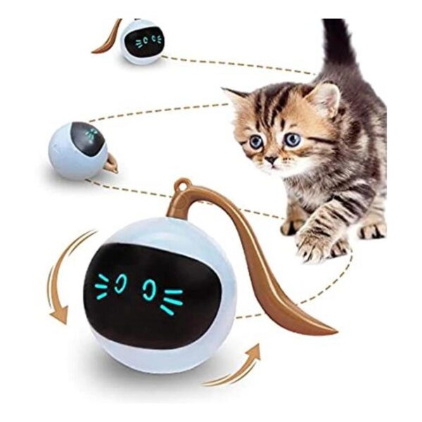 SIMENA Juguete interactivo de bola para gatos bola_1