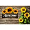 SICOHOME Letrero de bienvenida para puerta delantera 8 x