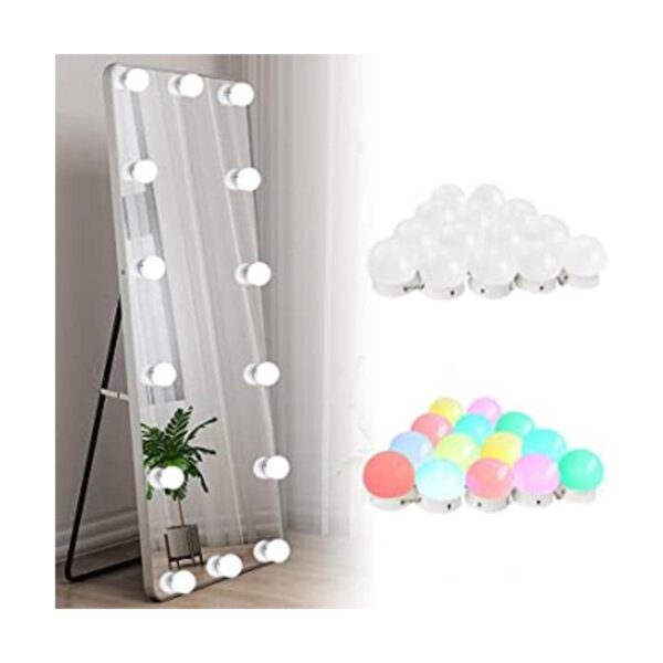 SICCOO Luces de tocador para espejo RGB colorido DIY_1
