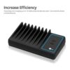 SIIG Estación de carga USB de 10 puertos de 90 W con carga_4