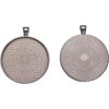 SHUNAE 10 piezas de cabujón redondo de 1.575 in con base_1