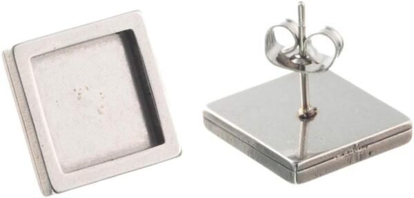 SHUNAE 20 piezas de acero inoxidable en blanco base de