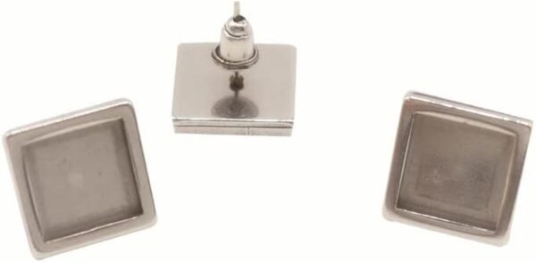 SHUNAE 20 piezas de acero inoxidable en blanco base de