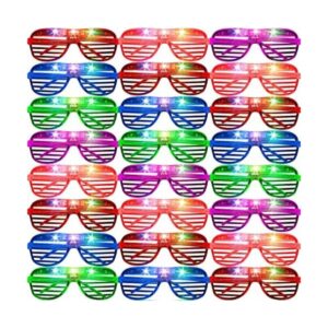 SHQDD Paquete de 22 vasos con varillas brillantes 5_1