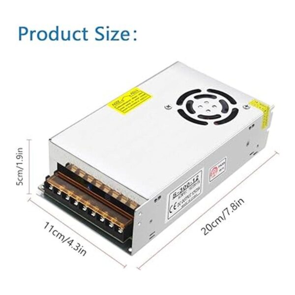 SHNITPWR 12 V DC Fuente de Alimentación 25A 300W Fuente de_2