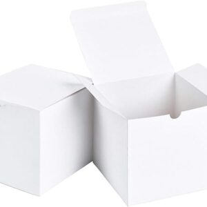 SHIPKEY 10 cajas de regalo de cartón blanco con tapas_1