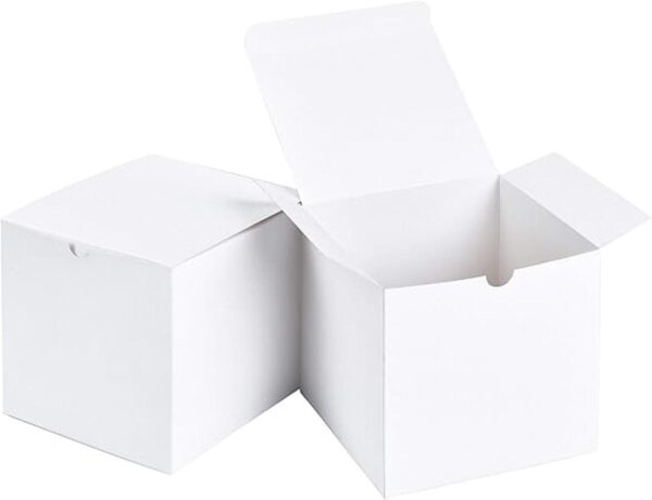 SHIPKEY 10 cajas de regalo de cartón blanco con tapas_1
