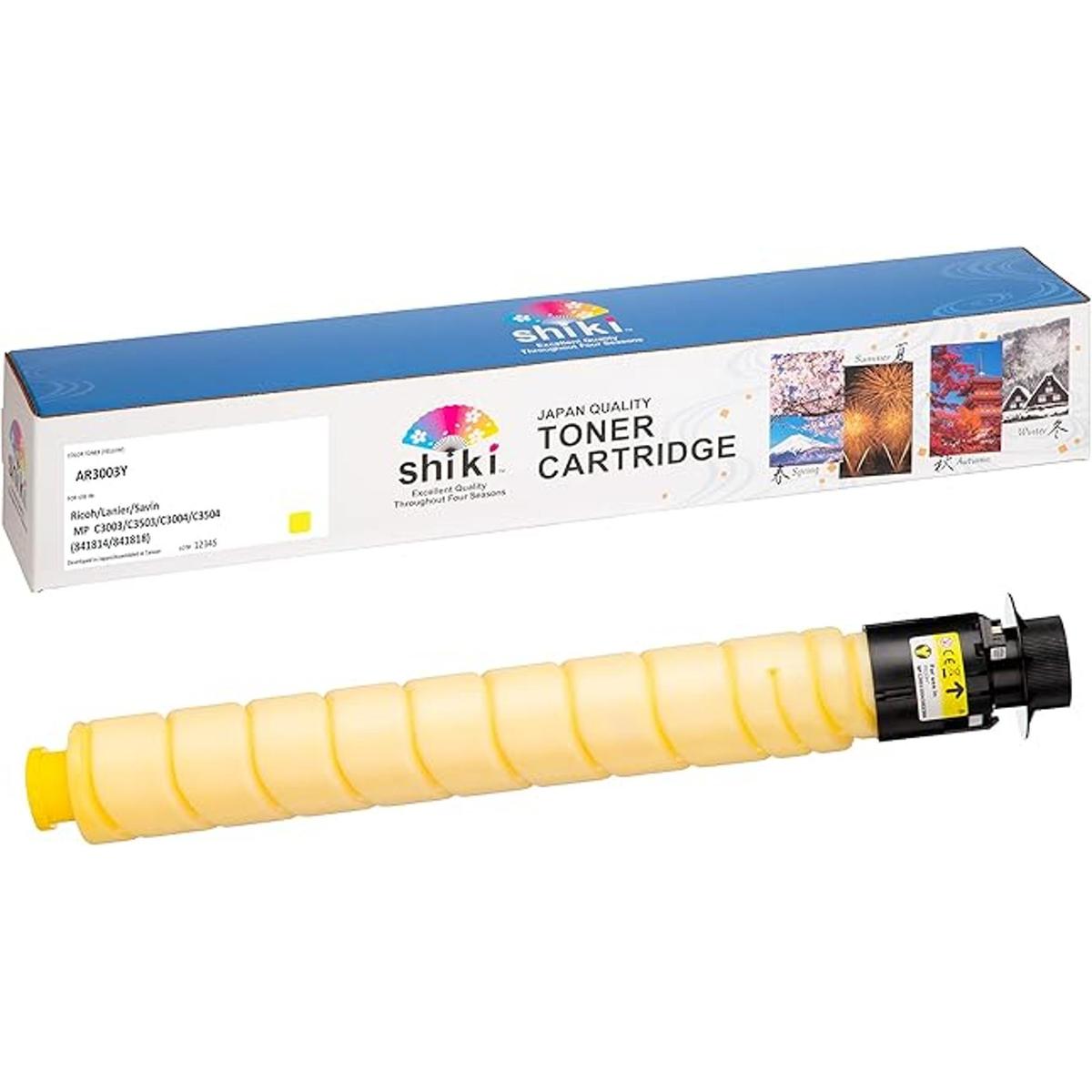 SHIKI Cartucho de tóner compatible con Ricoh Lanier