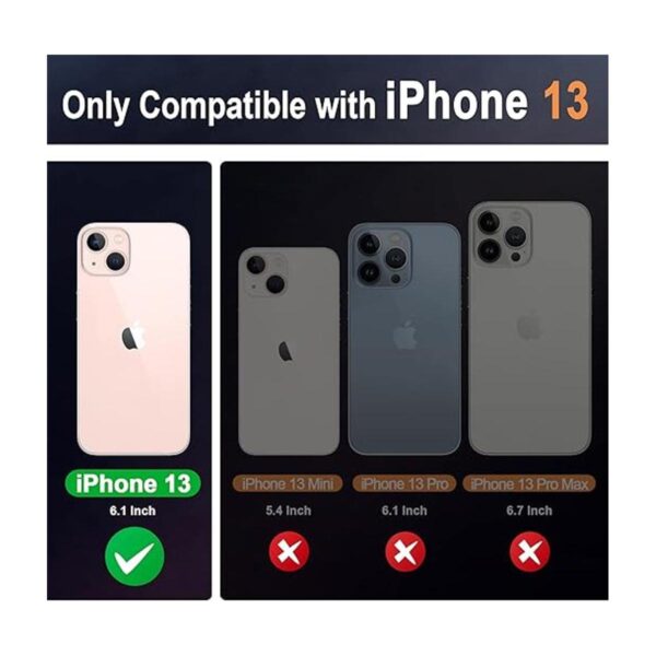 SHIELDON Funda para iPhone 13 de 6.1 pulgadas funda de_2