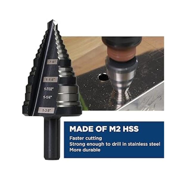 SHARPTOOL Broca HSS de 14 a 138 pulgadas para metal