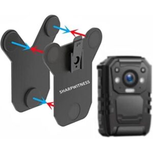 SHARPWITNESS Cámara de cuerpo de policía montaje_1