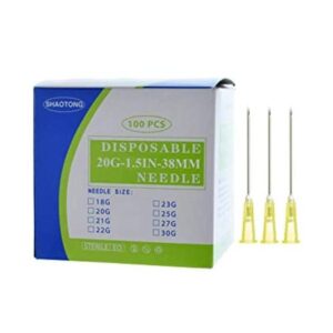 SHAOTONG Accesorios Luer Lock 100 piezas 20Glargo 1.5_1