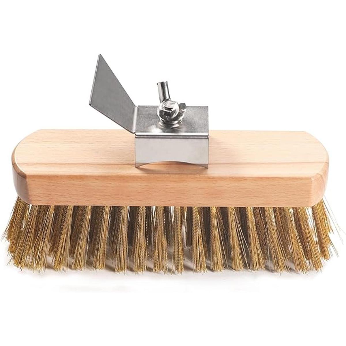 SHANGPEIXUAN Pizza Oven Brush 7 Inch Brass Bristles