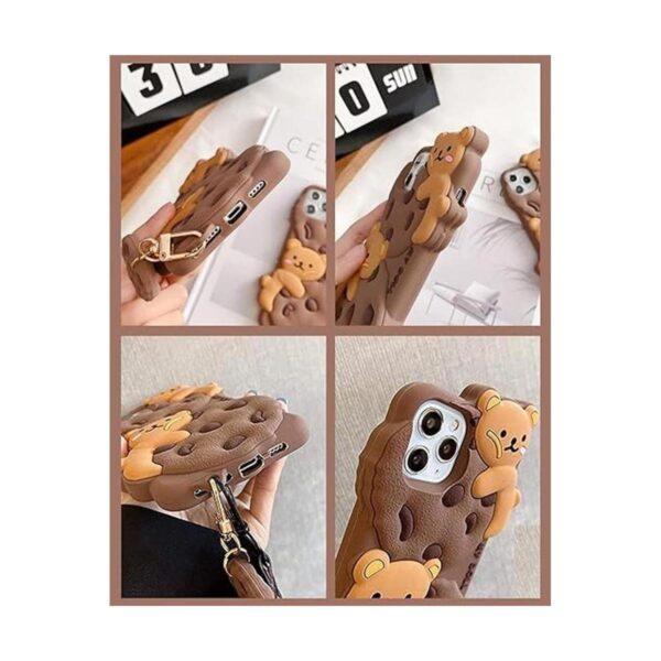 SGVAHY Funda para iPhone XR bonita con cordón llavero_4