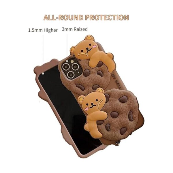 SGVAHY Funda para iPhone XR bonita con cordón llavero_2