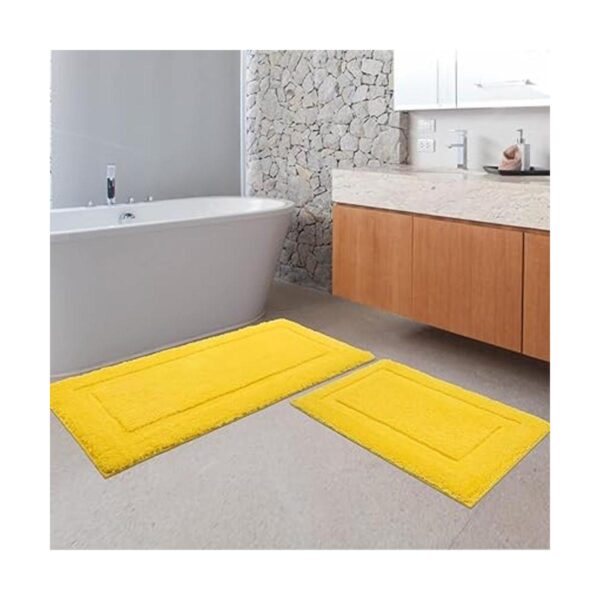 SHACOS Juego de 2 alfombras de baño súper suaves