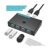 SGEYR Interruptor USB de metal 2 ordenadores que_3