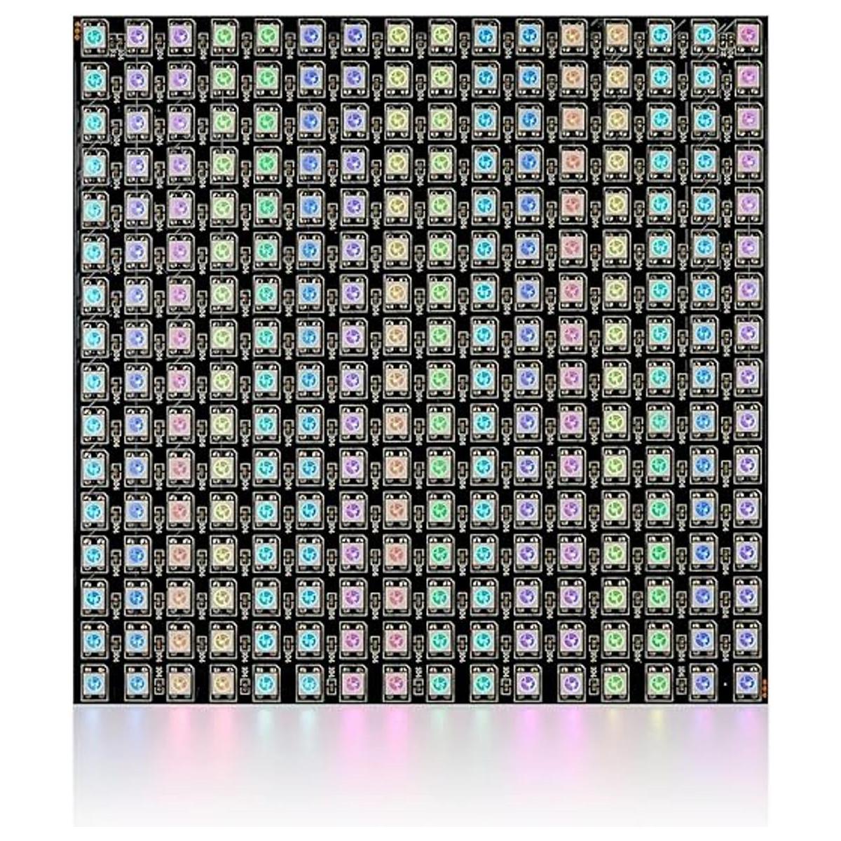 SEZO WS2812B Panel RGB 5050SMD 16x16 256 píxeles Digital