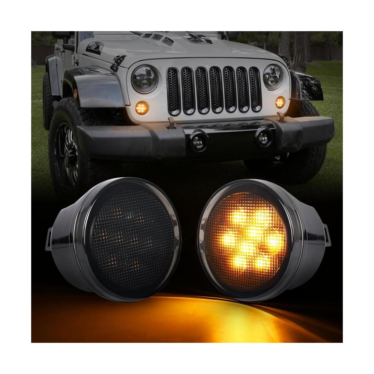 SEUYA JK Conjunto de luces LED de señal de giro luz LED
