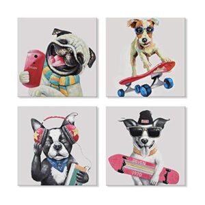 SEVEN WALL ARTS Bonito lienzo para perro arte de pared_1