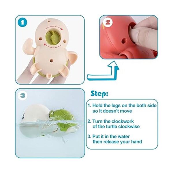 SEPHIX Go Go Lindos juguetes de baño para niños y niños_4