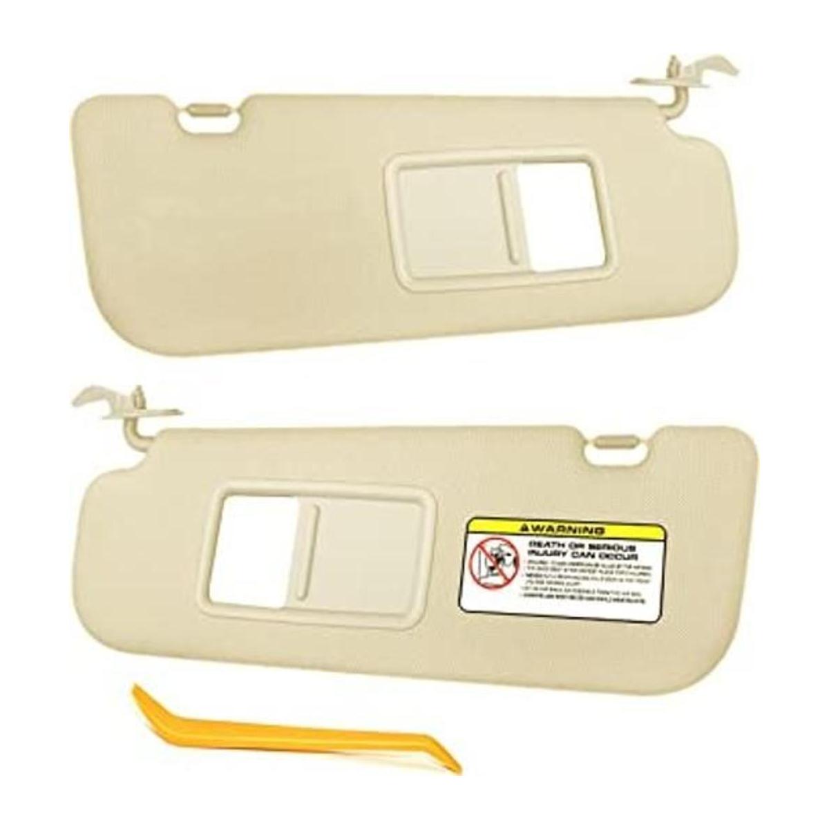SENSHINE Visera solar izquierda del lado del conductor y