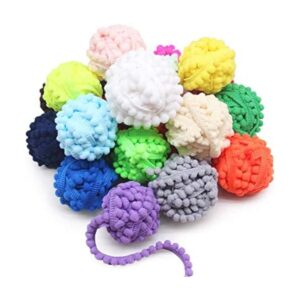SEMINI 40 yardas de mezcla de colores mini pompones de la_1