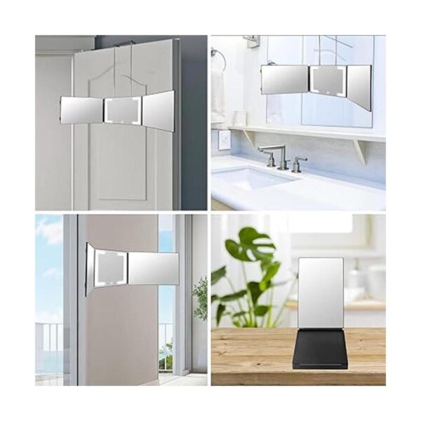 SELF FIND Espejo de 3 vías para autocorte de cabello con_5