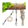 SELEWARE Juego de correas de árbol para hamaca y columpio