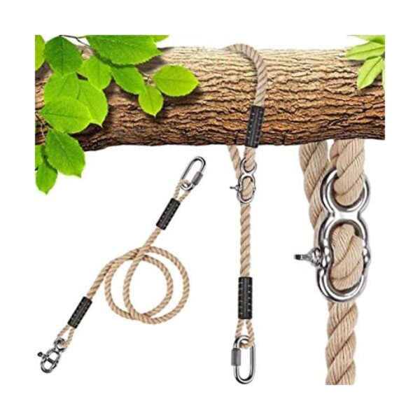 SELEWARE Juego de correas de árbol para hamaca y columpio