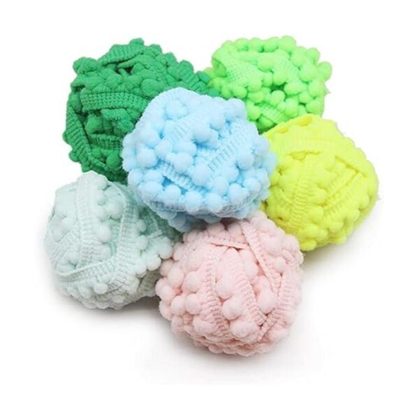 SEMINI 40 yardas de mezcla de colores mini pompones de la_6