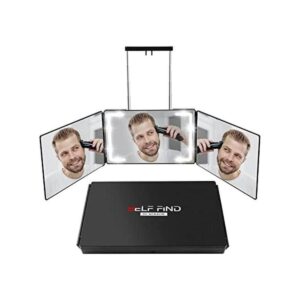 SELF FIND Espejo de 3 vías para autocorte de cabello con_1